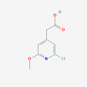 2-Chloro-6-methoxypyridine-4-acetic acid