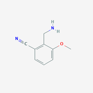 2-(Aminomethyl)-3-methoxybenzonitrile