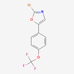 2-Bromo-5-(4-(trifluoromethoxy)phenyl)oxazole