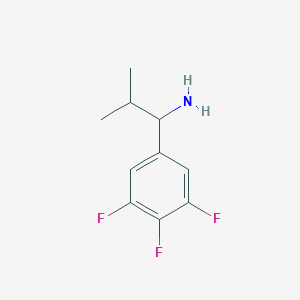 2-Methyl-1-(3,4,5-trifluorophenyl)propan-1-amine