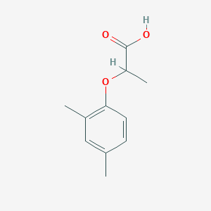 molecular formula C11H14O3 B1296660 2-(2,4-二甲基苯氧基)丙酸 CAS No. 777-02-6