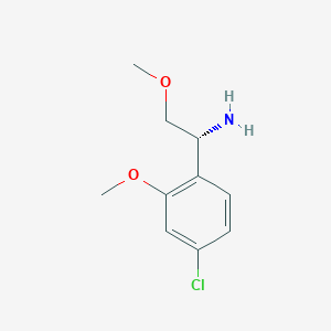 (R)-1-(4-Chloro-2-methoxyphenyl)-2-methoxyethanamine