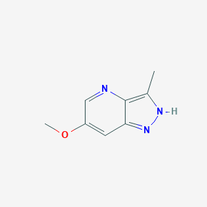 molecular formula C8H9N3O B12966618 6-methoxy-3-methyl-1H-pyrazolo[4,3-b]pyridine 