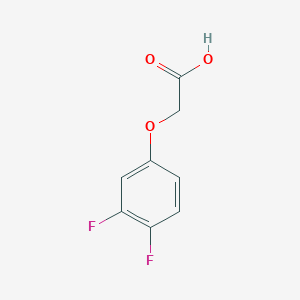 molecular formula C8H6F2O3 B1296662 (3,4-二氟苯氧基)乙酸 CAS No. 370-58-1