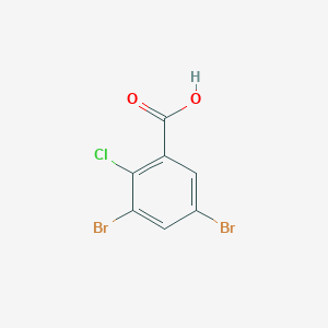molecular formula C7H3Br2ClO2 B1296663 3,5-二溴-2-氯苯甲酸 CAS No. 27003-05-0
