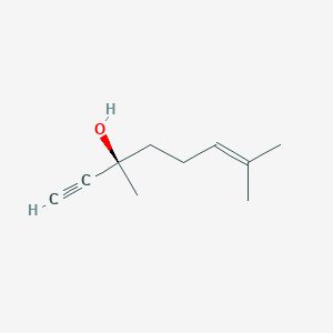 molecular formula C10H16O B12966658 Dehydrolinalool, (+)- CAS No. 68224-83-9