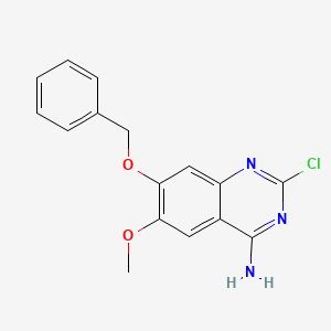 7-(Benzyloxy)-2-chloro-6-methoxyquinazolin-4-amine