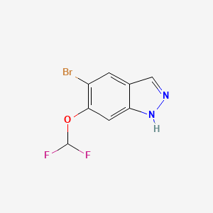 5-Bromo-6-(difluoromethoxy)-1H-indazole