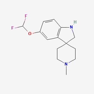 5-(Difluoromethoxy)-1'-methylspiro[indoline-3,4'-piperidine]