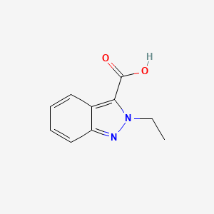 molecular formula C10H10N2O2 B12966706 2-Ethyl-2h-indazole-3-carboxylic acid 