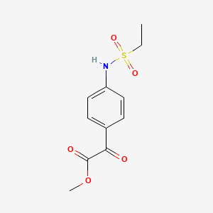 Methyl 2-(4-(ethylsulfonamido)phenyl)-2-oxoacetate