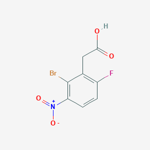 2-(2-Bromo-6-fluoro-3-nitrophenyl)acetic acid