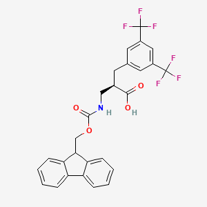 (R)-3-((((9H-Fluoren-9-yl)methoxy)carbonyl)amino)-2-(3,5-bis(trifluoromethyl)benzyl)propanoic acid