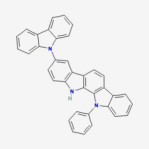 3-(9H-Carbazol-9-yl)-11-phenyl-11,12-dihydroindolo[2,3-a]carbazole