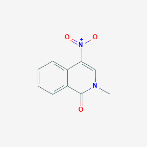 molecular formula C10H8N2O3 B1296678 2-甲基-4-硝基异喹啉-1(2H)-酮 CAS No. 33930-79-9