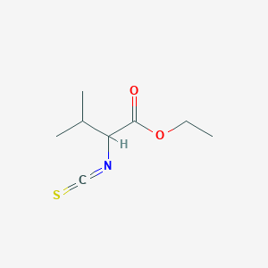 molecular formula C8H13NO2S B1296680 2-异硫氰酸基-3-甲基丁酸乙酯 CAS No. 26349-76-8