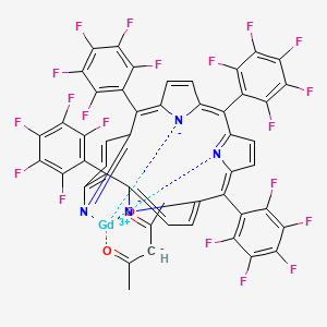 Gd(III) meso-Tetra(pentafluorophenyl)porphine 2,4-pentane dionate