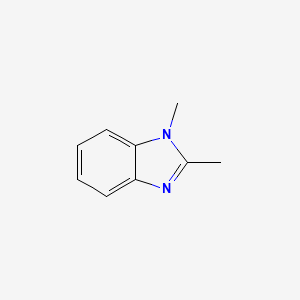 molecular formula C9H10N2 B1296689 1,2-Dimethylbenzimidazole CAS No. 2876-08-6