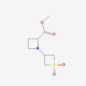 Methyl 1-(1,1-dioxidothietan-3-yl)azetidine-2-carboxylate