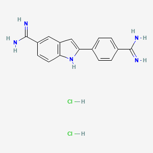 2-(4-Carbamimidoylphenyl)-1H-indole-5-carboximidamide dihydrochloride