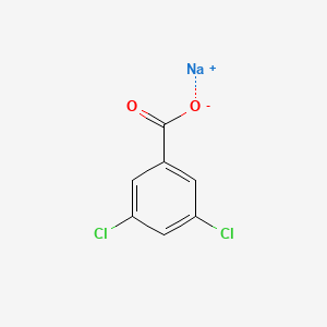 molecular formula C7H3Cl2NaO2 B12966909 Sodium 3,5-dichlorobenzoate CAS No. 154862-40-5