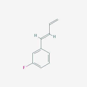 molecular formula C10H9F B12966927 (E)-1-(Buta-1,3-dien-1-yl)-3-fluorobenzene CAS No. 98451-41-3