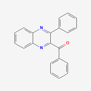 molecular formula C21H14N2O B1296697 苯基-(3-苯基喹喔啉-2-基)甲酮 CAS No. 5784-78-1