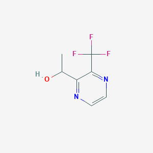 1-(3-(Trifluoromethyl)pyrazin-2-yl)ethan-1-ol