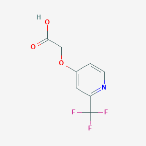 2-((2-(Trifluoromethyl)pyridin-4-yl)oxy)acetic acid