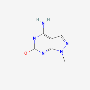 6-Methoxy-1-methyl-1H-pyrazolo[3,4-d]pyrimidin-4-amine