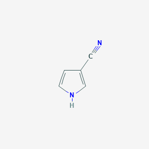 molecular formula C5H4N2 B1296708 1H-Pyrrole-3-carbonitrile CAS No. 7126-38-7