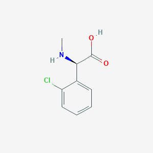 (R)-2-(2-Chlorophenyl)-2-(methylamino)acetic acid