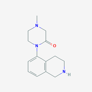 4-Methyl-1-(1,2,3,4-tetrahydroisoquinolin-5-yl)piperazin-2-one