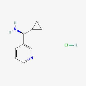 (S)-Cyclopropyl(pyridin-3-yl)methanamine hydrochloride