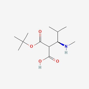 (3R)-2-(tert-Butoxycarbonyl)-4-methyl-3-(methylamino)pentanoic acid