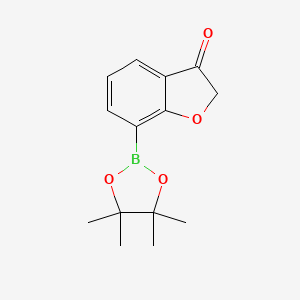 7-(4,4,5,5-tetramethyl-1,3,2-dioxaborolan-2-yl)benzofuran-3(2H)-one