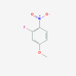 molecular formula C7H6FNO3 B1296720 3-氟-4-硝基苯甲醚 CAS No. 446-38-8