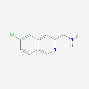 (6-Chloroisoquinolin-3-yl)methanamine