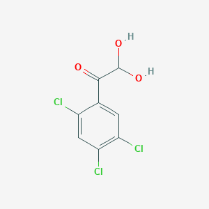 2,2-Dihydroxy-1-(2,4,5-trichlorophenyl)ethan-1-one