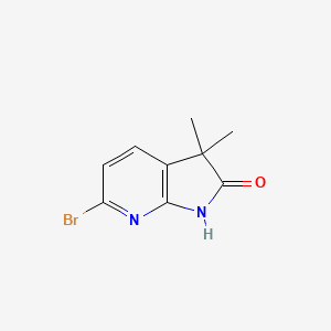 6-Bromo-3,3-dimethyl-1H-pyrrolo[2,3-b]pyridin-2(3H)-one