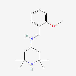 molecular formula C17H28N2O B1296730 (2-Methoxy-benzyl)-(2,2,6,6-tetramethyl-piperidin-4-yl)-amine CAS No. 428836-15-1