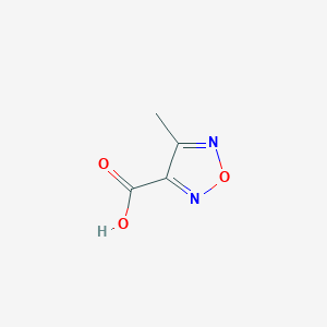 molecular formula C4H4N2O3 B1296743 4-Methyl-1,2,5-oxadiazole-3-carboxylic acid CAS No. 58677-34-2