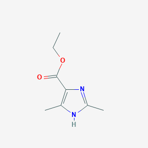 molecular formula C8H12N2O2 B1296766 2,4-二甲基-1H-咪唑-5-甲酸乙酯 CAS No. 500890-03-9