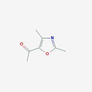 molecular formula C7H9NO2 B1296767 5-(乙酰基)-2,4-二甲基恶唑 CAS No. 23012-25-1