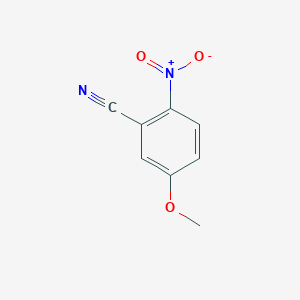 molecular formula C8H6N2O3 B1296772 5-甲氧基-2-硝基苯甲腈 CAS No. 38469-84-0