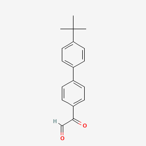 2-(4'-(tert-Butyl)-[1,1'-biphenyl]-4-yl)-2-oxoacetaldehyde