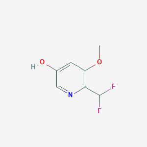 2-(Difluoromethyl)-5-hydroxy-3-methoxypyridine