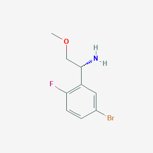 (R)-1-(5-Bromo-2-fluorophenyl)-2-methoxyethanamine