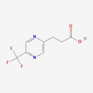 3-(5-(Trifluoromethyl)pyrazin-2-YL)propanoic acid