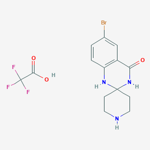 6'-Bromo-1'H-spiro[piperidine-4,2'-quinazolin]-4'(3'H)-one 2,2,2-trifluoroacetate